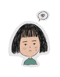 Sad 難過 Sticker
