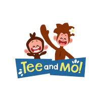 thisisteeandmo cartoon kids monkey toddler Sticker