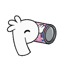 Bubblegum Dose Sticker by Paulberger
