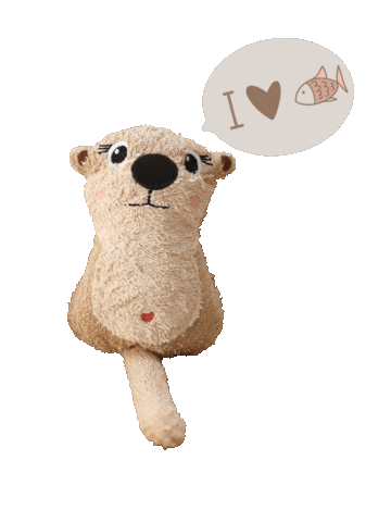 ginihouse3 giphyupload otter embroidery sticken Sticker