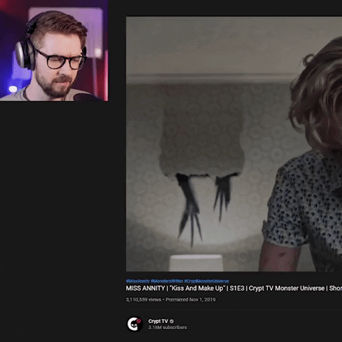 Halloween Reaction GIF by Crypt TV
