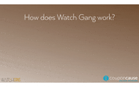 Faq Watch Gang GIF by Coupon Cause