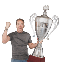 robertdoornboss juichen winnen gewonnen beker Sticker