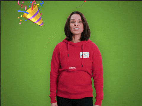 Postkodelotteriet giphyupload happy birthday confetti bursdag GIF