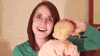creepy overly attached girlfriend GIF