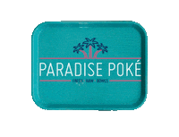 ParadisePoke vegan sushi icecream hawaii Sticker