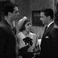 nessieellizabeth claudette colbert fred macmurray robert young the bride comes home GIF