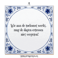 Focus Moment Sticker by Tegelspreuken.nl