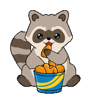 Fast Food Eating Sticker by Ordinary Frends