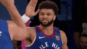 High Five Lets Go GIF by NBA