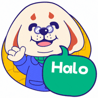 Dog Hello GIF by KOL.ID