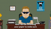 poster desk GIF by South Park 