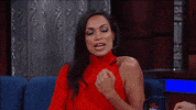 rosario dawson GIF by The Late Show With Stephen Colbert