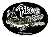 Fish Fishing Sticker by Hotspot Design