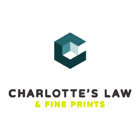 logo lawyer Sticker by Charlotte's Law & Fine Prints
