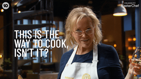 Celebrity Masterchef Cooking GIF by MasterChefAU