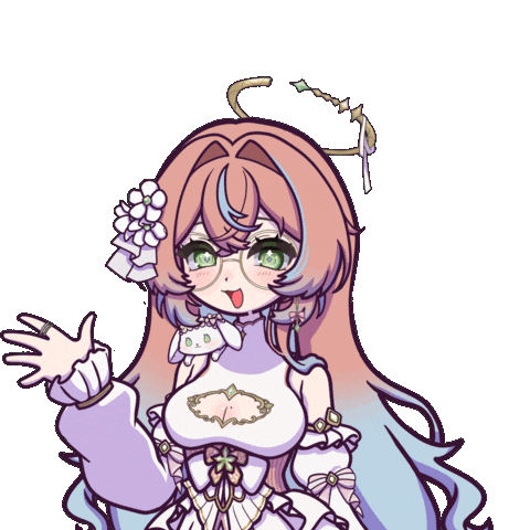 HunniHime happy anime kawaii wave Sticker