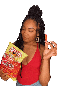 Black Girl Eating Sticker by NOIRE