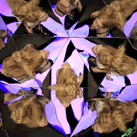 photobooth portrait kaleidoscope timeframe GIF