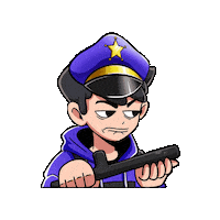 Gamer Police Sticker by GAM3S.GG
