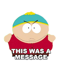 Message Cartman Sticker by South Park