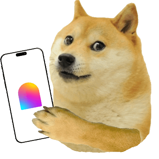 Doge Sticker by Normal Finance