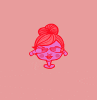 dmitterhofer girl pink eyes monkey GIF