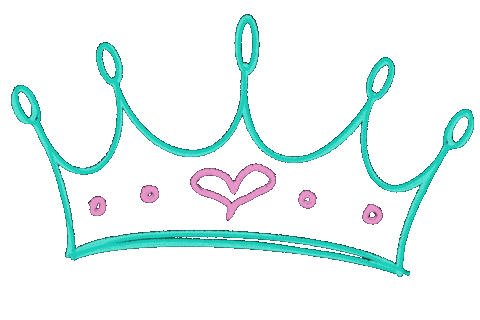 Girl Crown Sticker