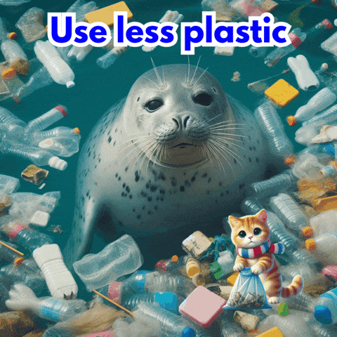 Natur-Clean-up giphyupload plastic orca plastik GIF