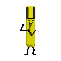 Amarillo Fluor Sticker by MP | Papelería ⭐️