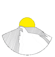 Winter Mountain Sticker by Davos Klosters