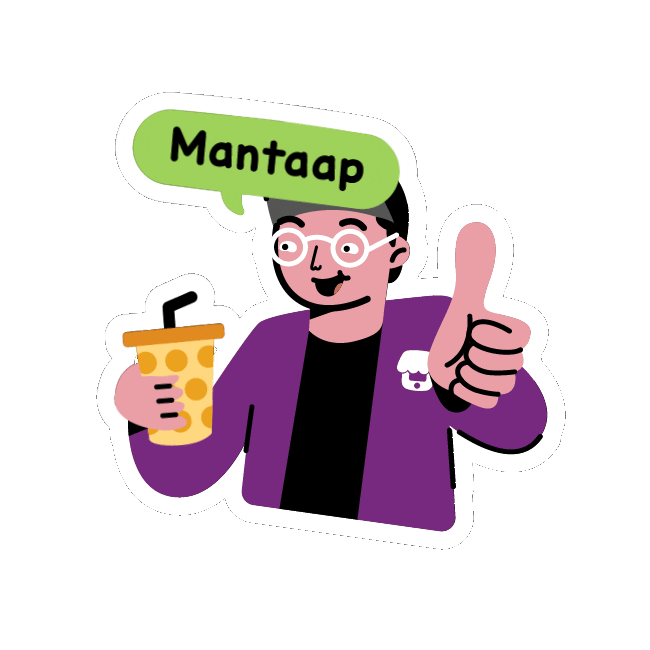 Thumbs Mantap Sticker by Gojekmm