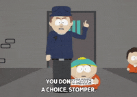 scared eric cartman GIF by South Park 