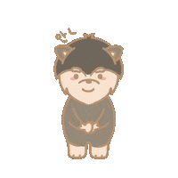Dog Hello Sticker