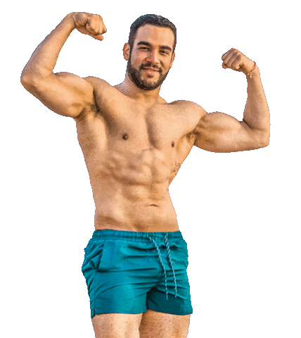 Flex Flexing Sticker by Squat Fit