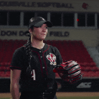 Softball Nod GIF by Louisville Cardinals