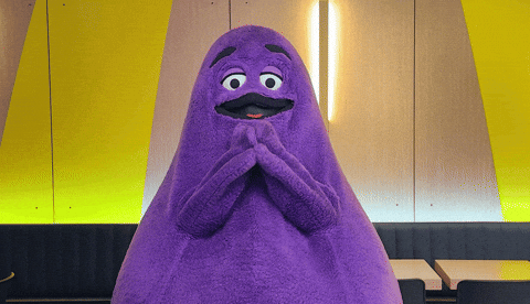 Grimace Plotting GIF by McDonald's CZ/SK