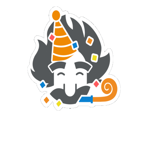 Party Celebrate Sticker by Einstein Moving