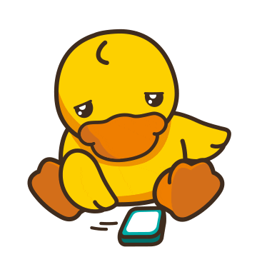 sad phone Sticker by B.Duck