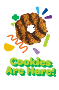 GirlScoutsWW girl scouts girl scout girl scout cookies samoas Sticker