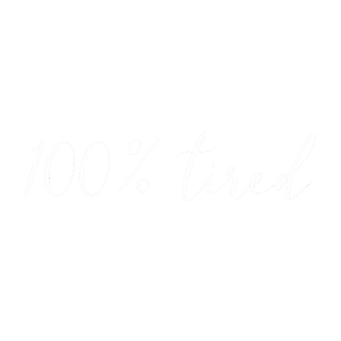 Tired Sticker