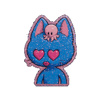 Valentine Cat Sticker by The LSD Hotel