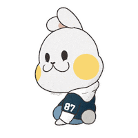 Time Machine Rabbit Sticker