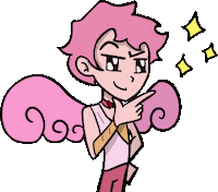 Pink Angel Sticker