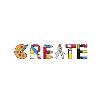 Create Art Materials Sticker by ARTdiscount