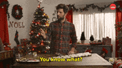 Adam Scott Christmas GIF by BuzzFeed