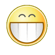 grin STICKER by imoji
