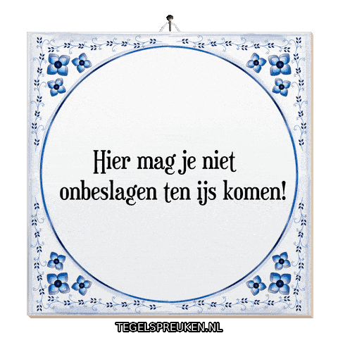 Humor Focus Sticker by Tegelspreuken.nl
