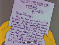 Sad Season 3 GIF by The Simpsons