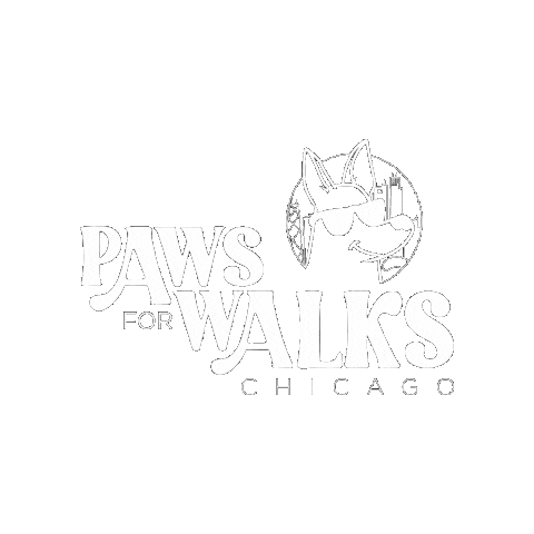PawsForWalks dog white dog walker pet sitter Sticker